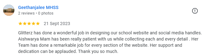 Geethanjali Matric review for Gliitterz